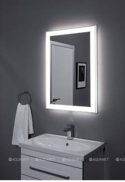 Aquanet Алассио 11085 с LED подсветкой, 1100х850x32 мм, инфракрасный выключатель (196639)