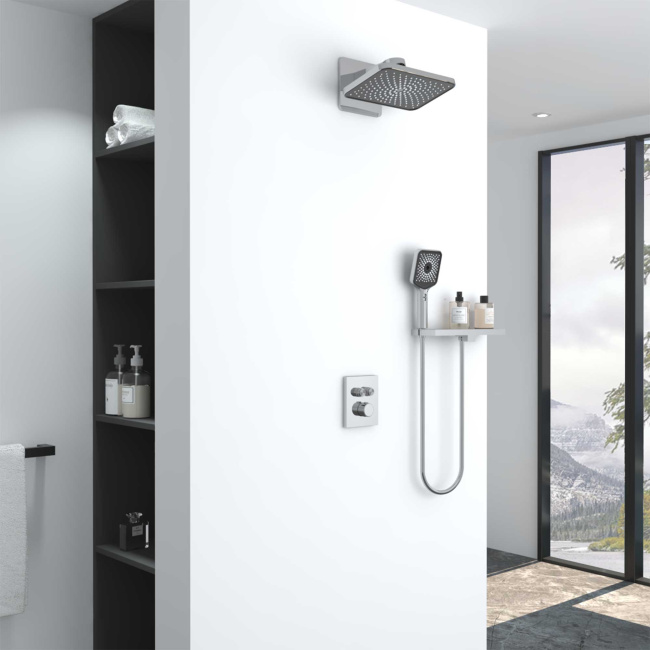 Vincea Inspire VSFW-3I21MT4RCH встраиваемый, термостатический, двухрежимный, хром