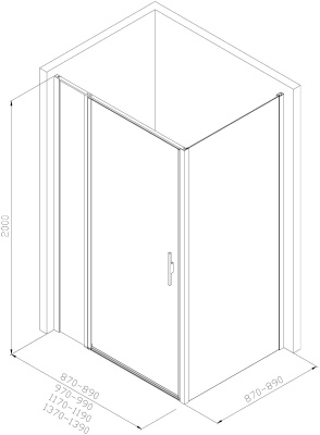 Allen Brau Priority 140x90 3.31011.BA + 3.31017.BA серебро браш без поддона