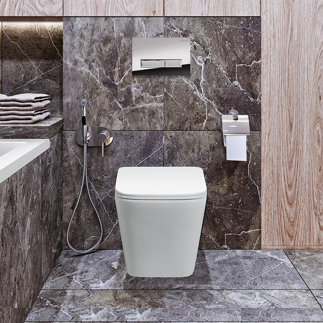 BelBagno Due BB3103CHR/SC подвесной с сиденьем Микролифт