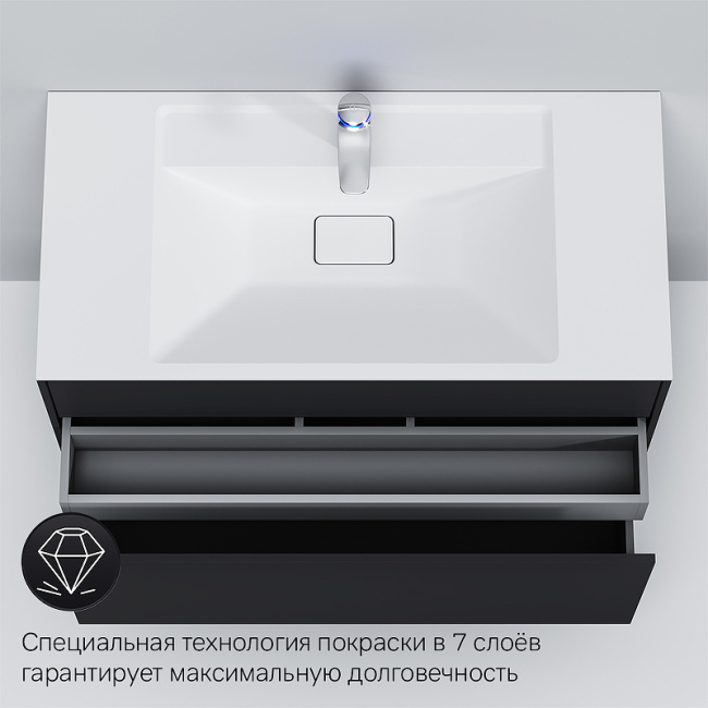 AM.PM Inspire V2.0 100 M50AFHX1003GM подвесная Графит матовая