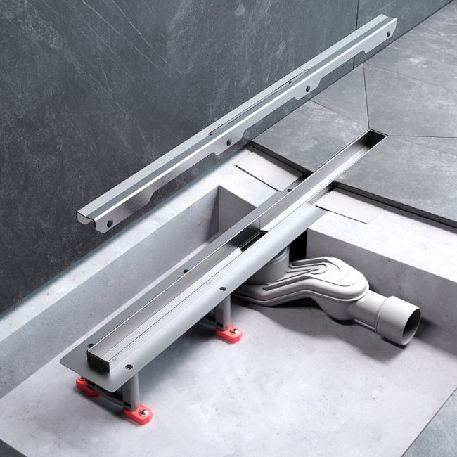 Am.Pm MasterFlow 60 W01SC-S11-060-05SB с решеткой Хром матовый Slim line