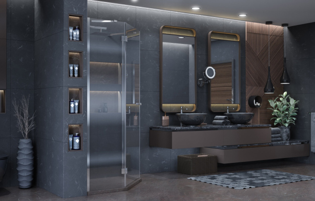 Ambassador Diamond 12011111L 90x90 без поддона