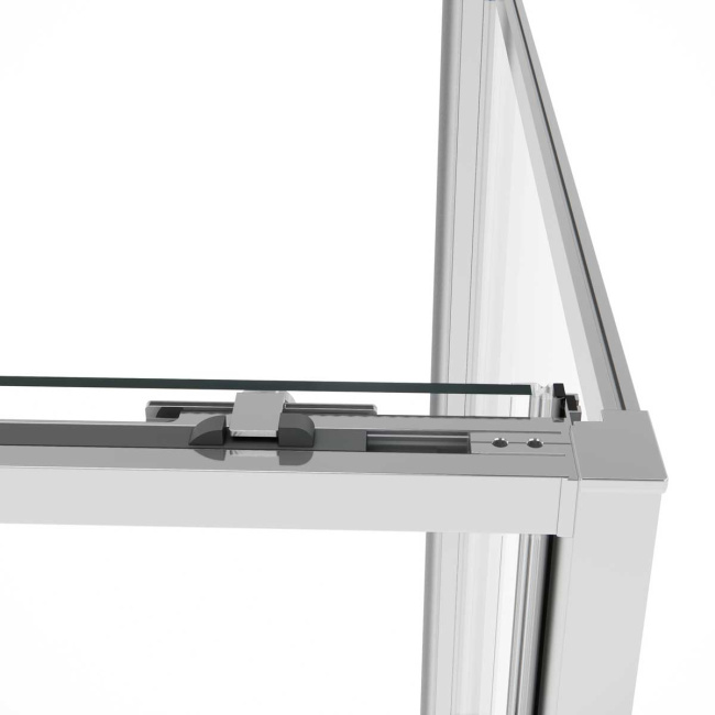 Vincea Slim Soft VSR-1SS8011CL, 1100*800, хром, стекло прозрачное