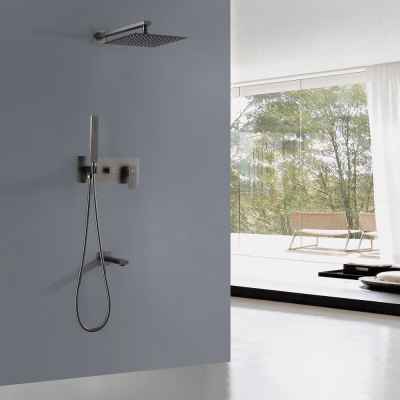 ABBER Daheim AF8217NG скрытого монтажа с изливом, никель