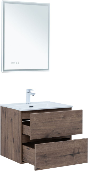 Aquanet Алвита New 60 2 ящика, дуб веллингтон табак (00334184)