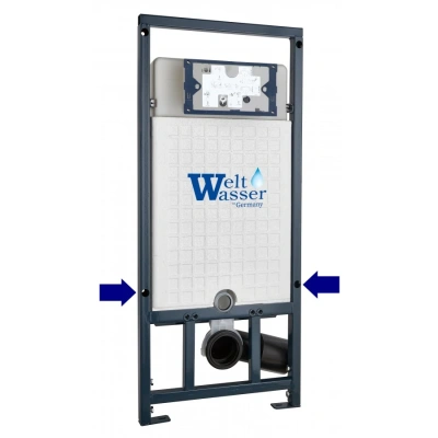 Комплект Weltwasser 10000011438 подвесной унитаз Merzbach 043 MT-WT + инсталляция Marberg 507 + кнопка MAR 507 RD GL-WT