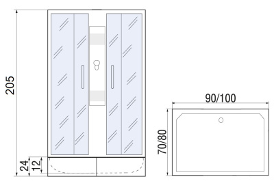 River Quadro Б/К 90/70/24 MT