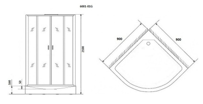 Niagara Premium NG-6001-01G 90x90