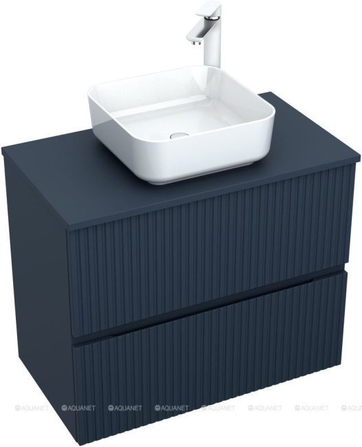 Aquanet Джейн 80 (с отв. под смеситель) цв.маренго (313313)