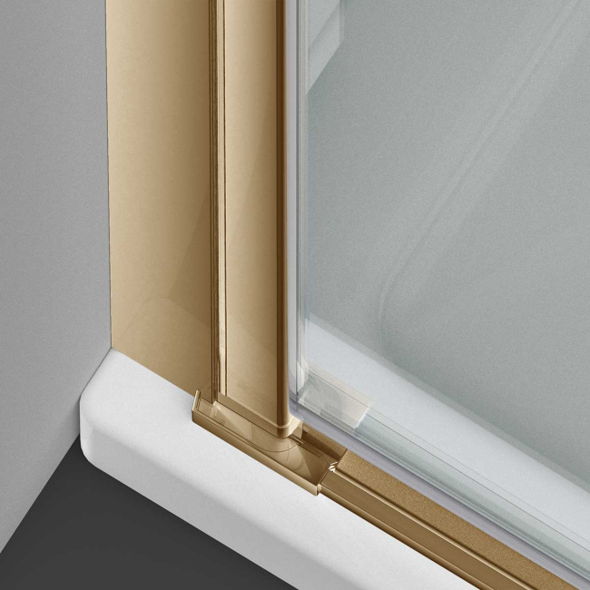 Vincea Alpha VDP-3AL700CLG , брашированное золото, стекло прозрачное