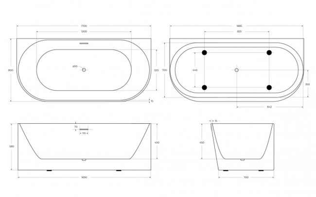 BelBagno BB412-1700-800
