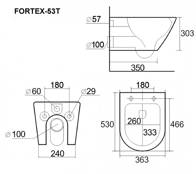 ESBANO FORTEX-53T (White)
