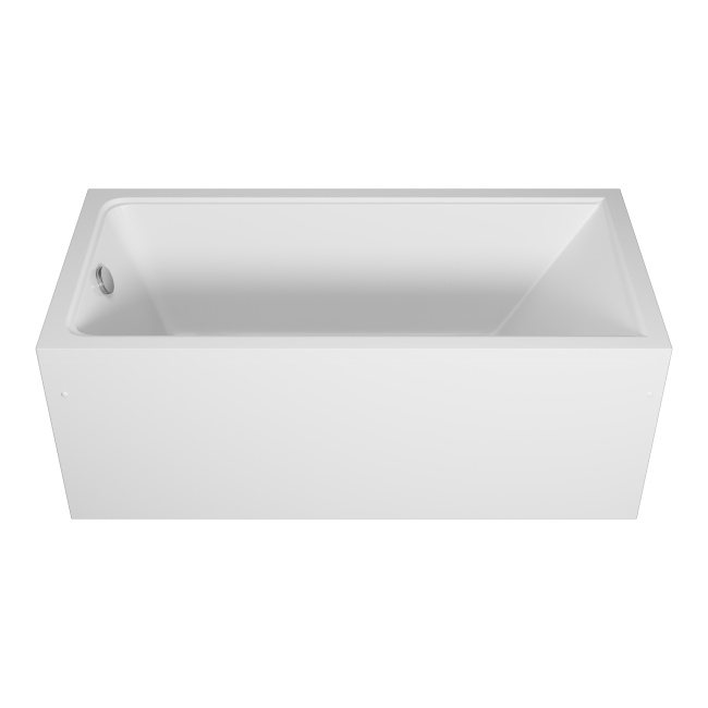 Vincea VBT-2G150-LG с ножками 1500*700*470, пристенная, цвет белый