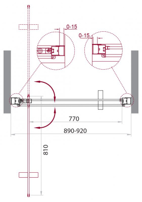 BelBagno MARMI-B-1-90-C-Cr