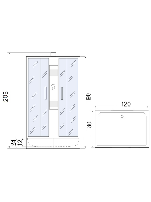 River QUADRO Б/К 120/80/24 MT