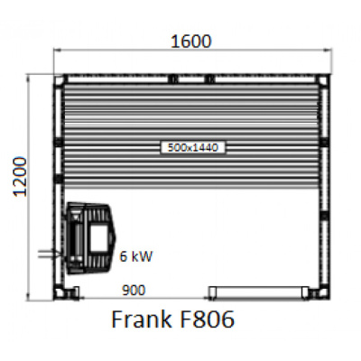Frank F 806 (160x120x210) Кедр Экстра