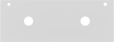 Aquanet Арт 120 (2 отв.) цв.белый матовый (313263)