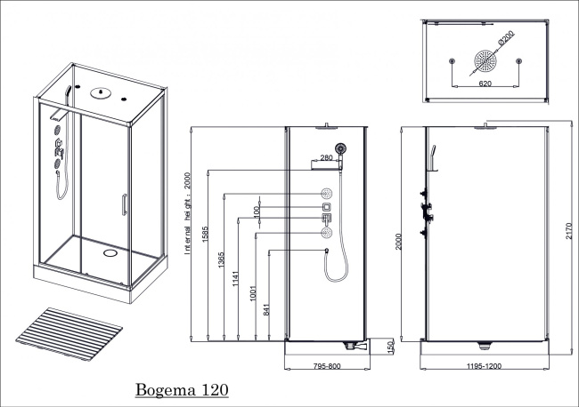 Acquazzone Bogema 120
