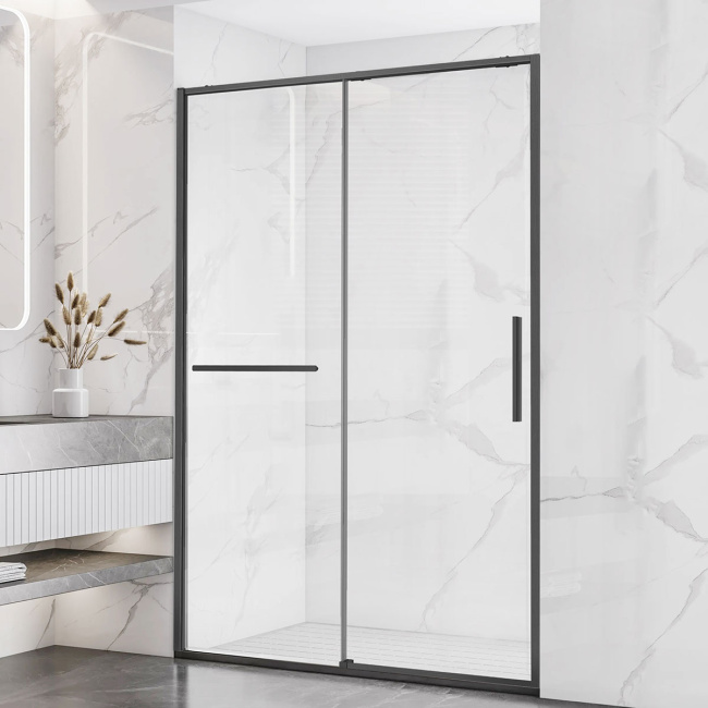 Vincea Slim Soft VDS-1SS150CLGM, 1500, вороненая сталь, стекло прозрачное