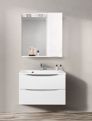 BelBagno Marino 70x75 MARINO-SPC-700/750-1A-BL-P-R правое с подсветкой