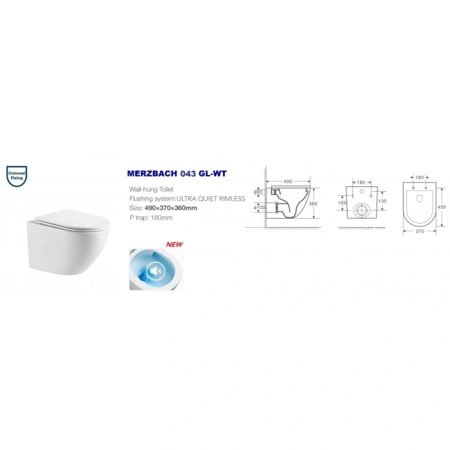 Комплект Weltwasser 10000011311 подвесной унитаз Merzbach 043 GL-WT + инсталляция Marberg 410 + кнопка MAR 410 SE GL-WT