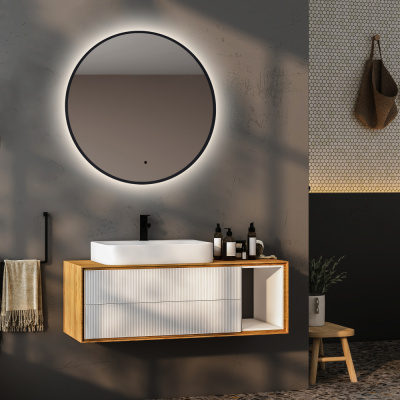 Abber Mond AG6204SCB-0.77 с подсветкой, бесконтактный выключатель, диммер, черный