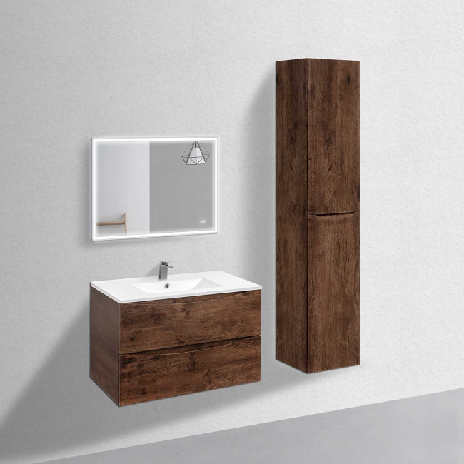 Vincea Mia 900 подвесная, 2 выкатных ящика soft close, R.Wood