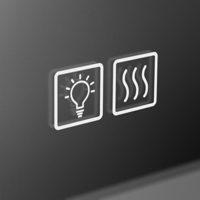 BelBagno 80 SPC-OTT-800-800-LED-TCH-WARM с подсветкой с подогревом с сенсорным выключателем