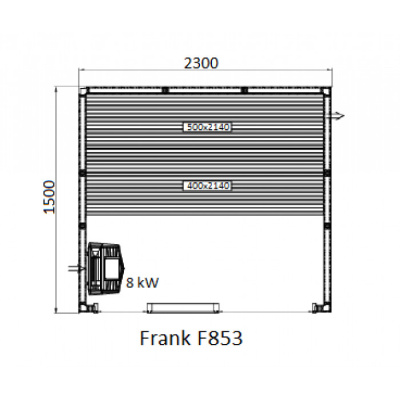 Frank F 855 (150x150x210) Кедр Экстра